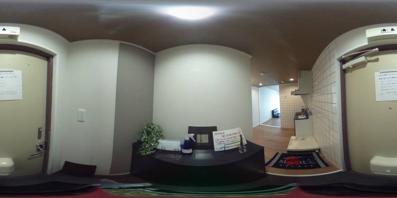 パノラマ画像玄関