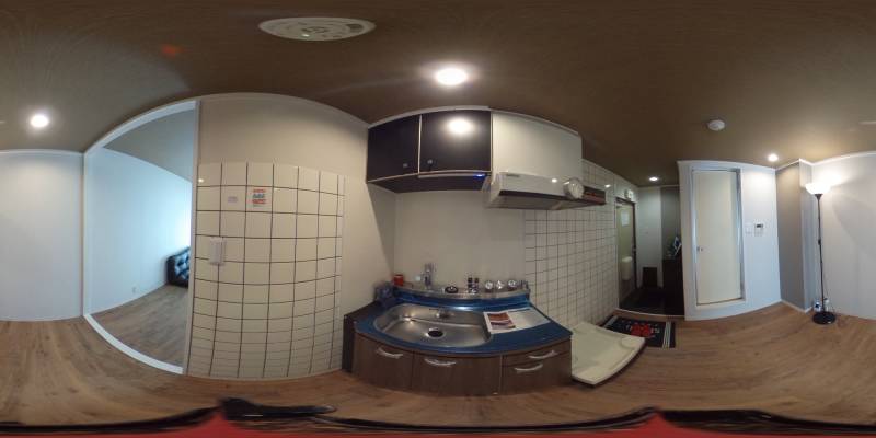 パノラマ画像キッチン