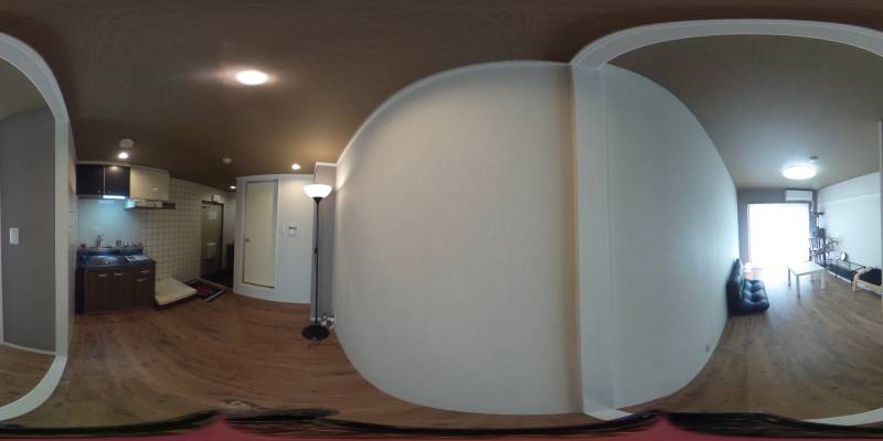 パノラマ画像洋室