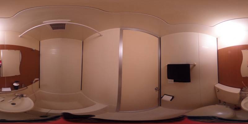 パノラマ画像バスルーム