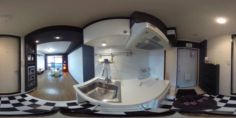 パノラマ画像キッチン