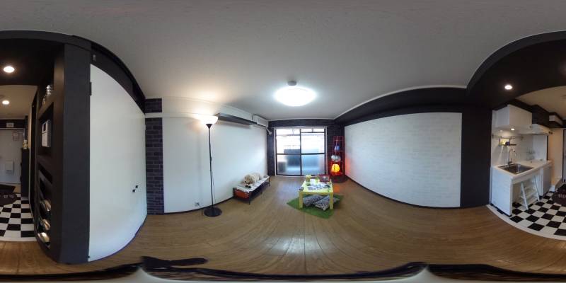 パノラマ画像洋室