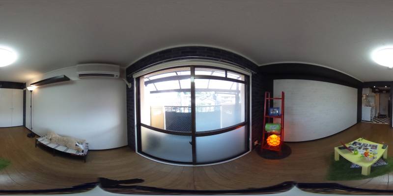 パノラマ画像洋室