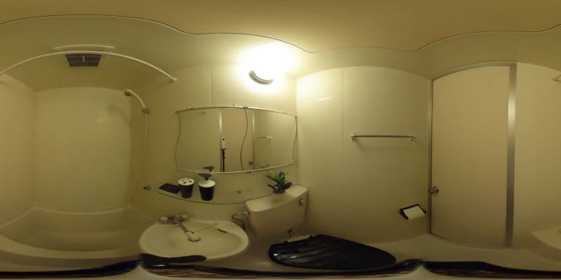 パノラマ画像バスルーム