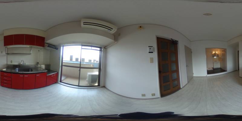 パノラマ画像キッチン
