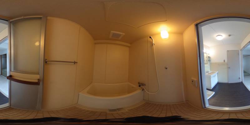 パノラマ画像バスルーム