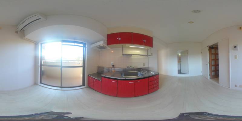 パノラマ画像キッチン