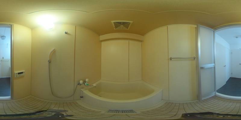 パノラマ画像バスルーム