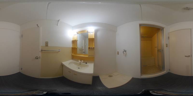 パノラマ画像洗面所