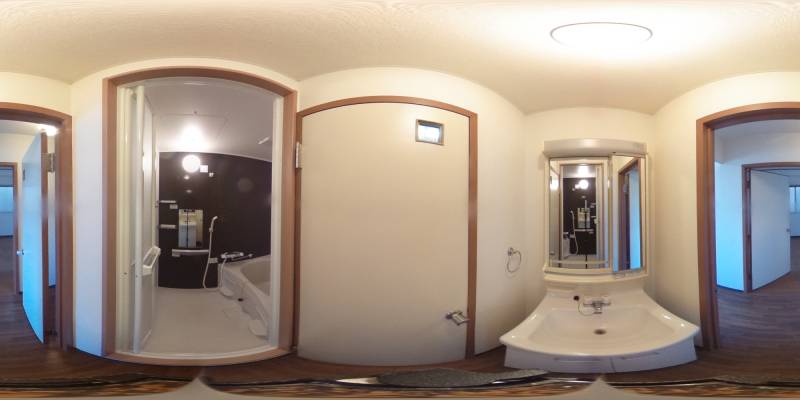 パノラマ画像洗面所