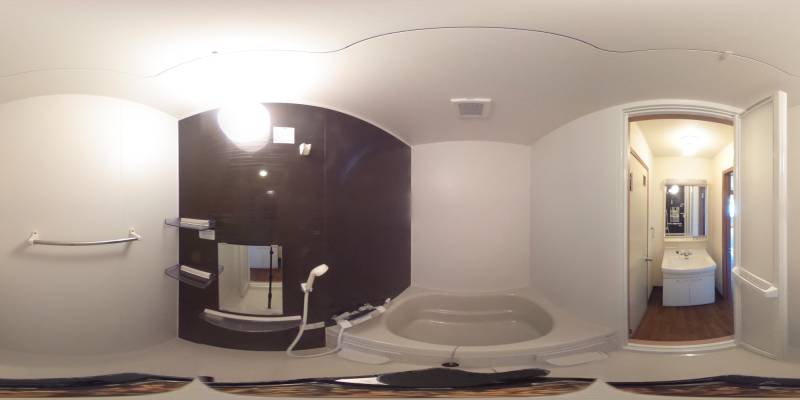 パノラマ画像バスルーム