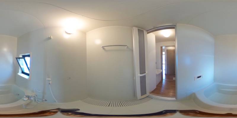 パノラマ画像バスルーム