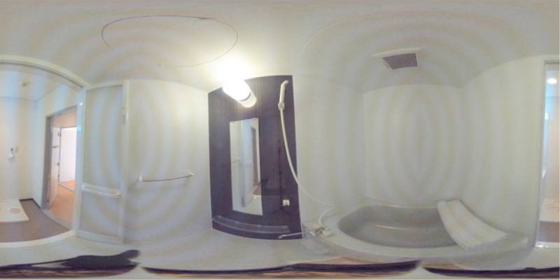 パノラマ画像バスルーム