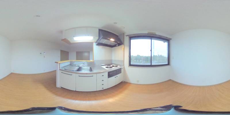 パノラマ画像キッチン
