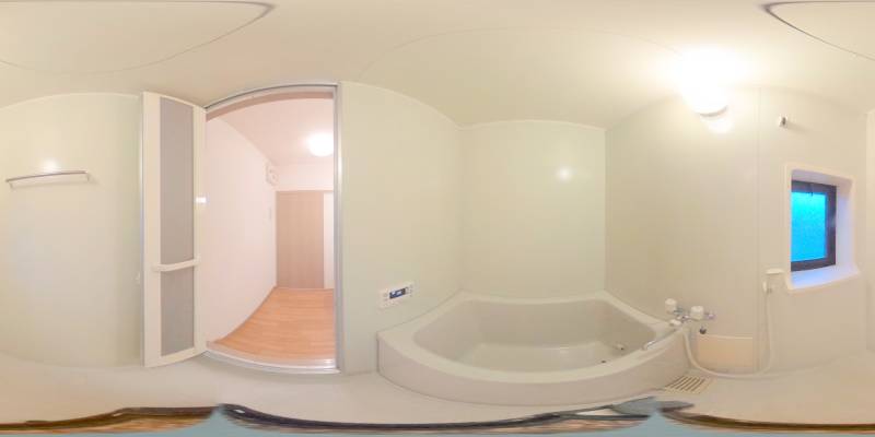 パノラマ画像バスルーム