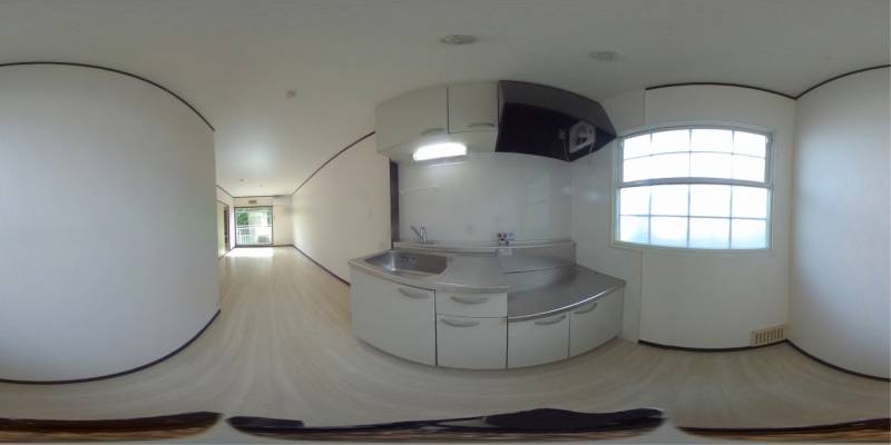 パノラマ画像キッチン