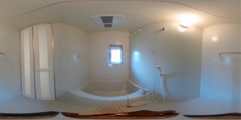 パノラマ画像バスルーム