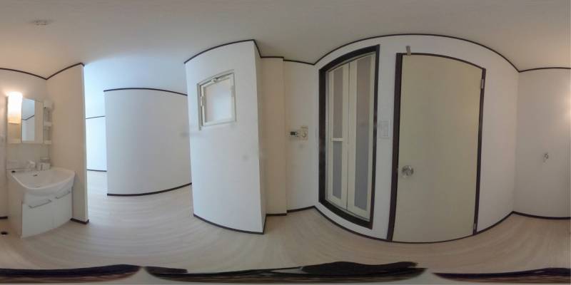 パノラマ画像洗面所