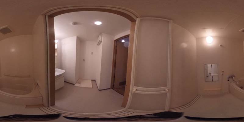 パノラマ画像バスルーム