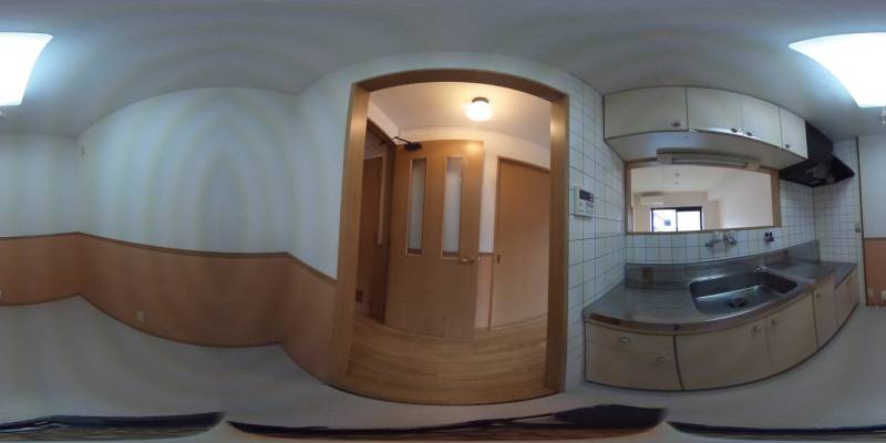 パノラマ画像キッチン