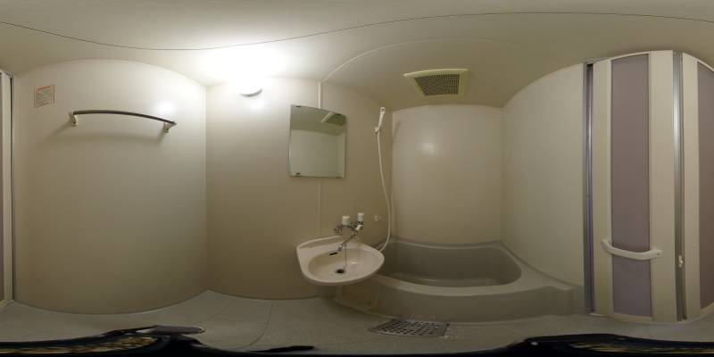 パノラマ画像バスルーム