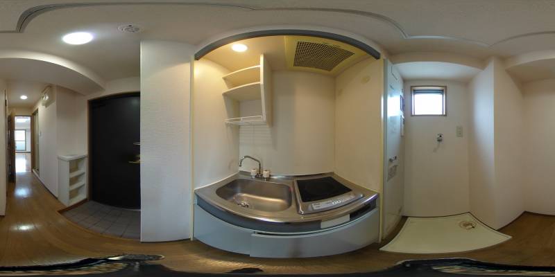 パノラマ画像キッチン