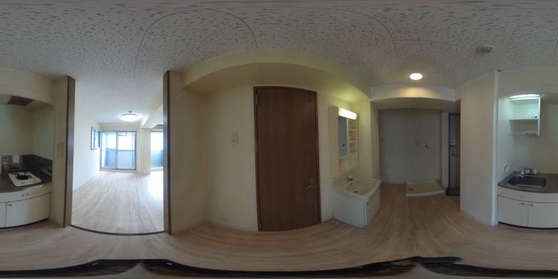 パノラマ画像キッチン