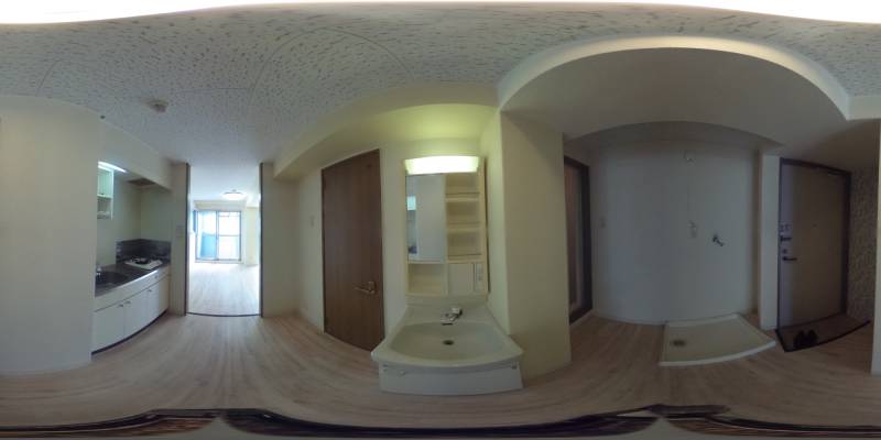 パノラマ画像洗面所