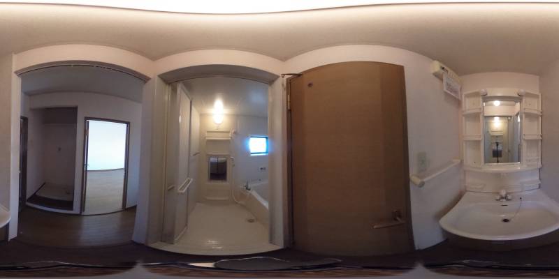 パノラマ画像バスルーム