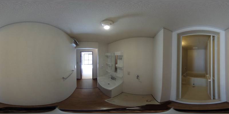 パノラマ画像バスルーム