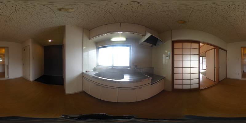 パノラマ画像キッチン