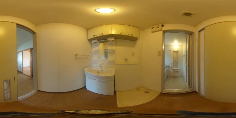 パノラマ画像洗面所