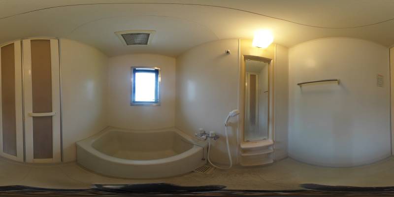 パノラマ画像バスルーム