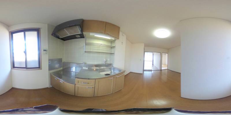 パノラマ画像キッチン