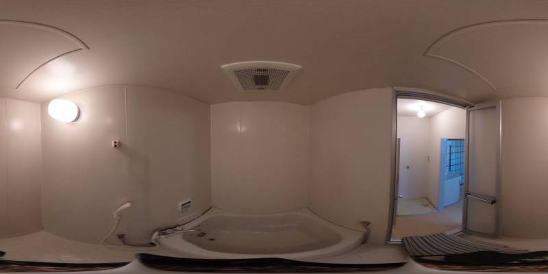 パノラマ画像バスルーム