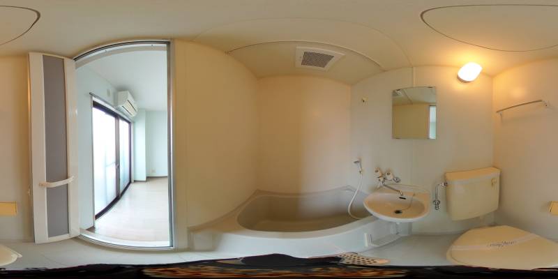 パノラマ画像バスルーム