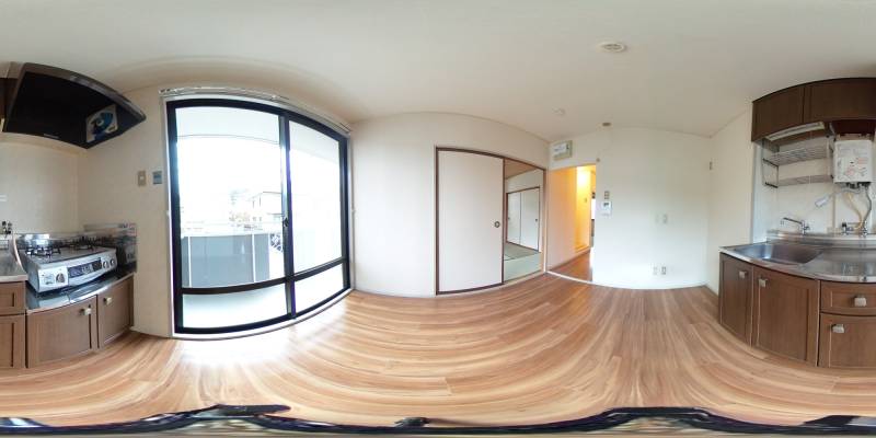 パノラマ画像キッチン