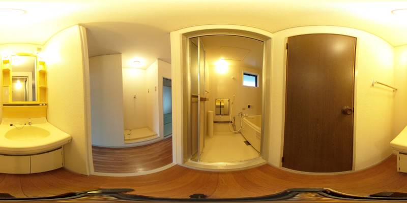 パノラマ画像洗面所