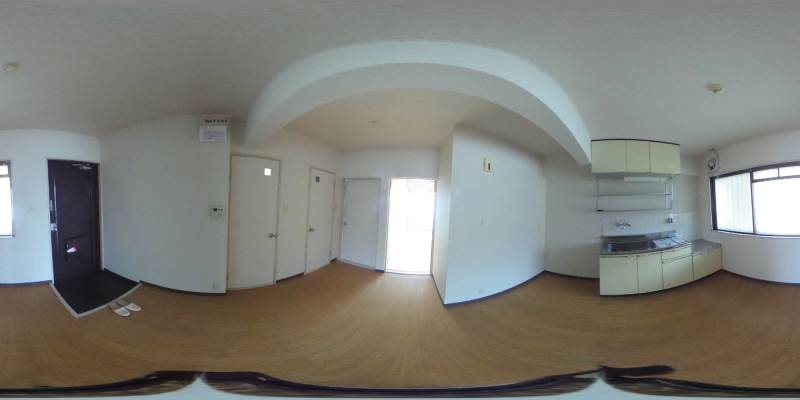 パノラマ画像キッチン