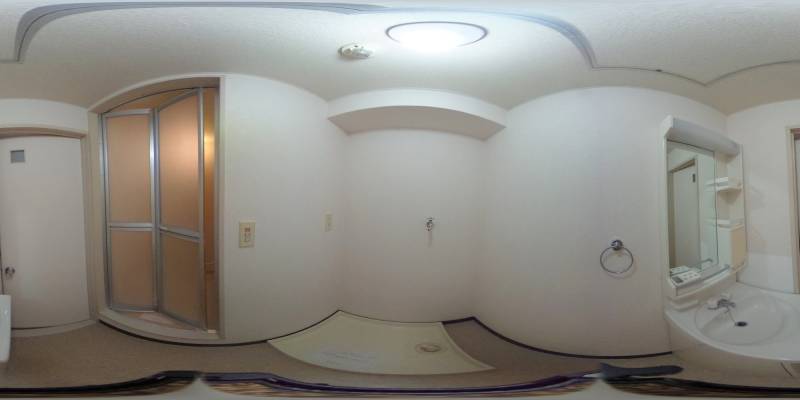 パノラマ画像洗面所