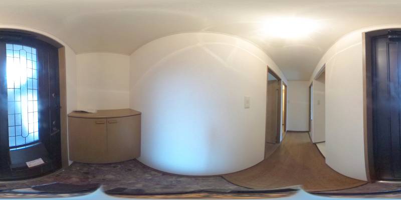 パノラマ画像玄関