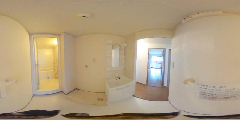 パノラマ画像洗面所