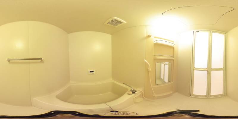 パノラマ画像バスルーム