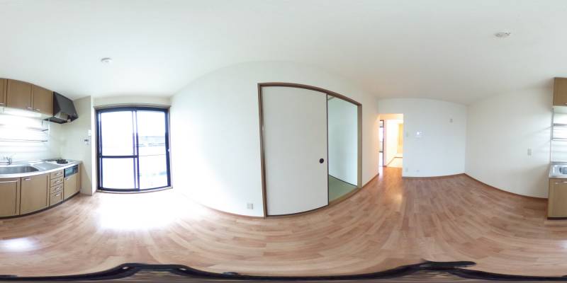 パノラマ画像キッチン