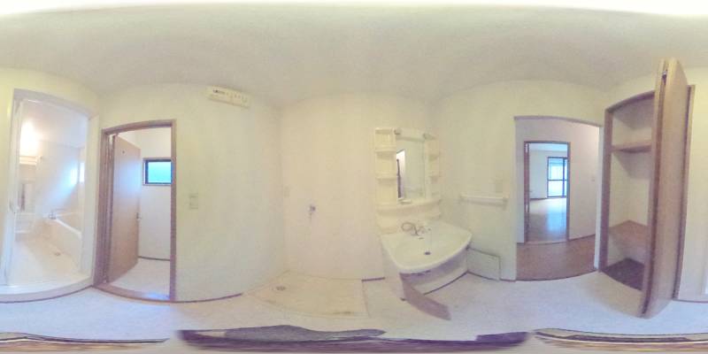 パノラマ画像洗面所