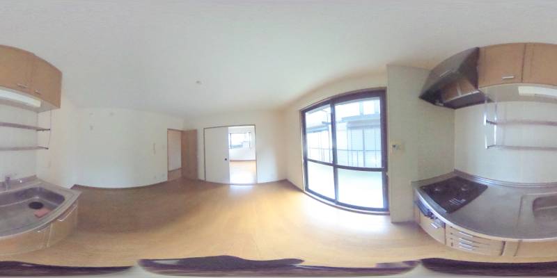 パノラマ画像キッチン