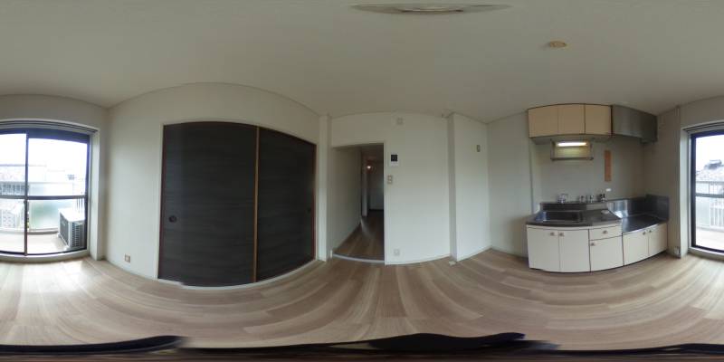 パノラマ画像リビング