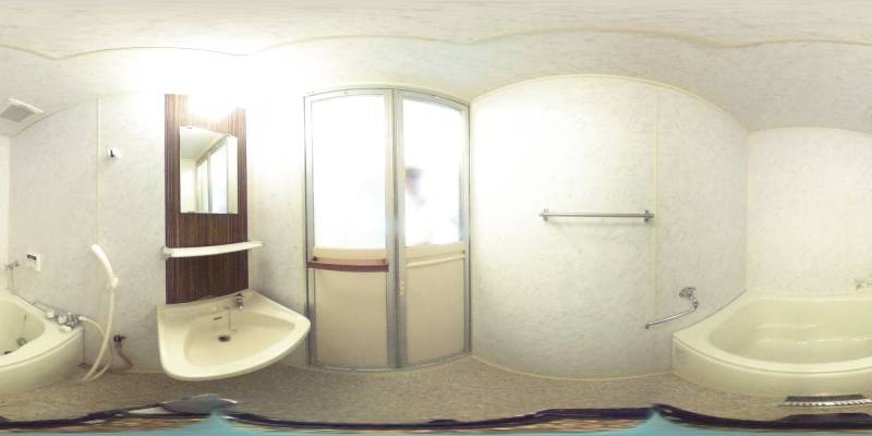 パノラマ画像バスルーム