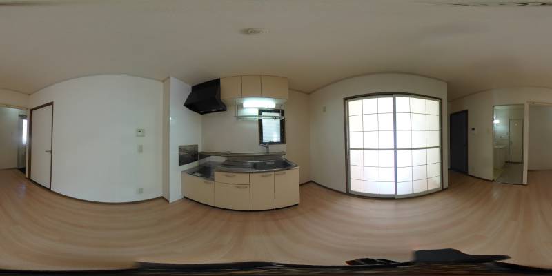 パノラマ画像キッチン