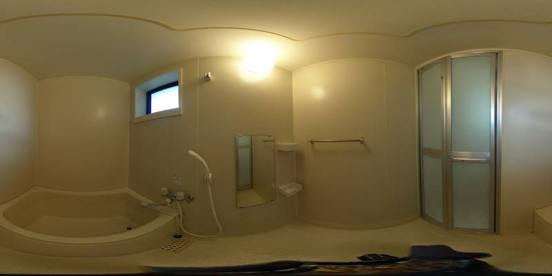 パノラマ画像バスルーム